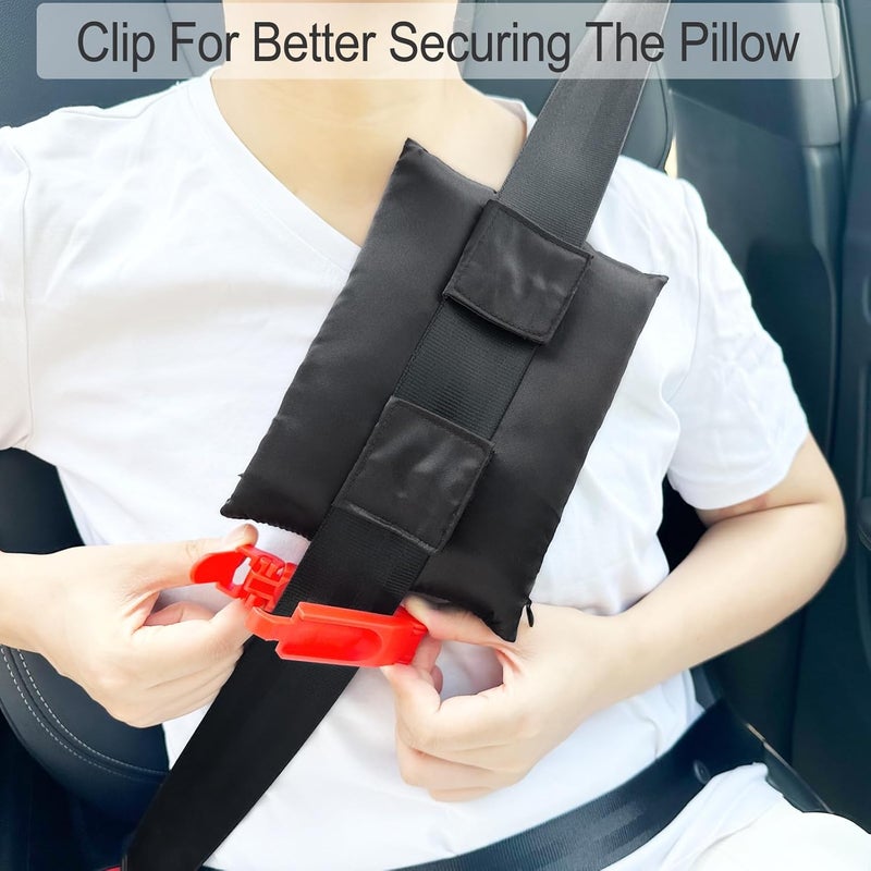 HapiPoppy Port Pillows Chemo Port Pillow for Seatbelt Pacemaker Chest Protector Chemo Patients Cancer Open-Heart Incision Recovery Post Surgery Support Cushion Gifts, Silky Satin Black - Image 5